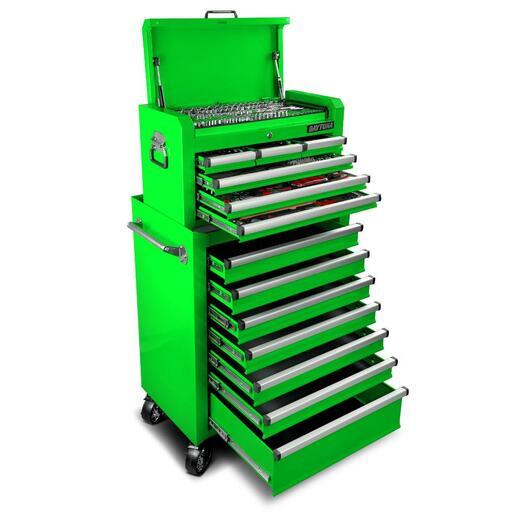 Daytona D360GRNKIT 13 Drawer 360pce Green Mechanical Tool Set With Roller Cabinet