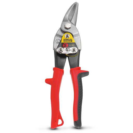 Stanley 14-562 Left Cut Aviation Snips (Red)