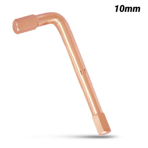 T&E Tools CB166-10 10mm (0.3") Copper Beryllium Hex Key Wrench