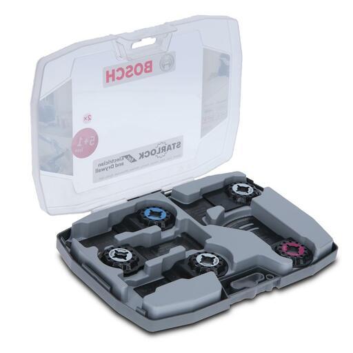 Bosch 2.608.664.622 6pce Starlock Electrician & Drywall Multi Tool Blade Set to suit Wood, Metal & Multi-Materials