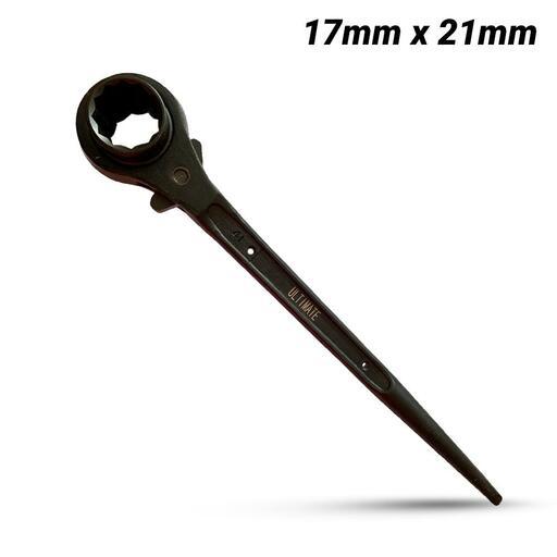 Ultimate Tools URP1721 17mm x 21mm Ratchet Podger