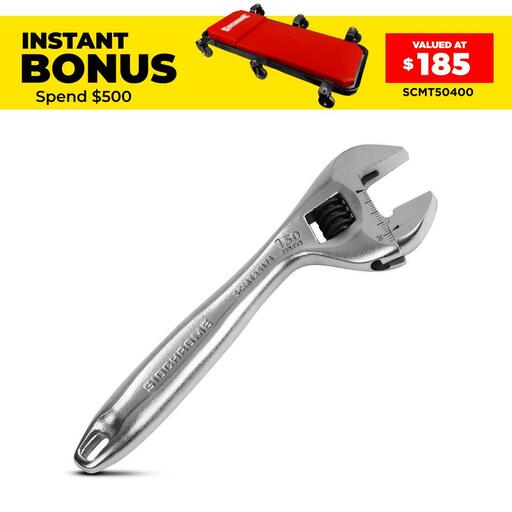 Sidchrome SCMT25171 150mm Chrome Quick Adjustable Wrench