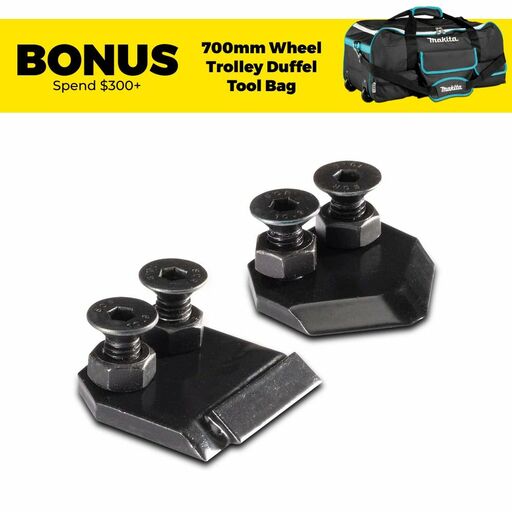 Makita E-07630 2pce 100mm Earth Auger Bit Blade Set Suits E-07294