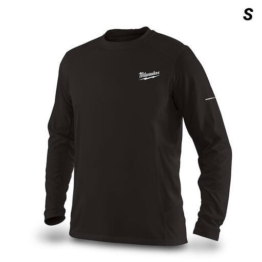 Milwaukee 415BS WORKSKIN Light Long Sleeve Black Shirt (SMALL)