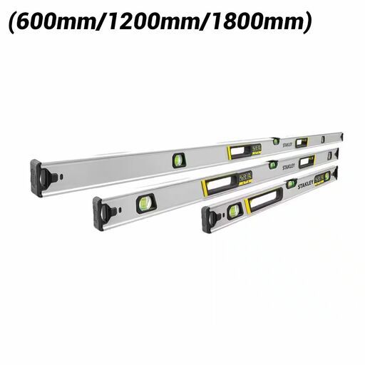 Stanley FMHT43682-1 3pce 600mm 1200mm 1800mm Box Beam Spirit Level Set
