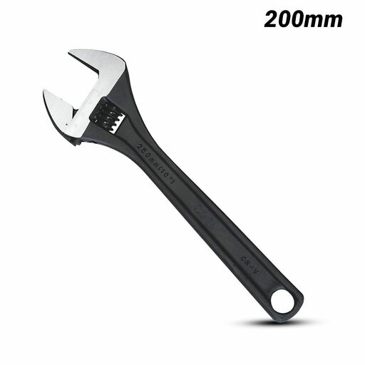 SP Tools SP18063 200mm Adjustable Black Premium Wrench