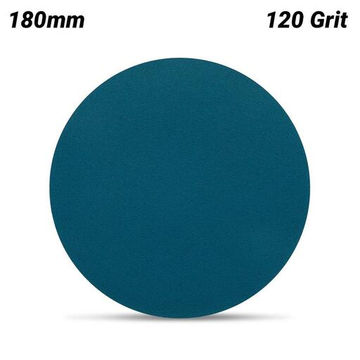 Sia Abrasives F03E003DK2 180mm (7") P120 Zirconia Alumina Hook & Loop Sanding Disc