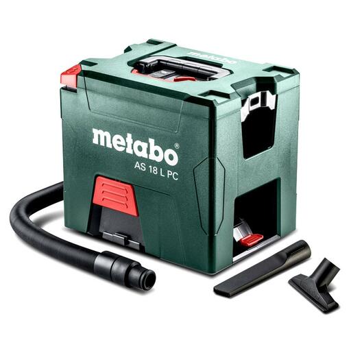 Metabo AS 18 L PC (602021850) 18V Li-ion Cordless L Class 7.5L Dust Extractor Vacuum - Skin Only