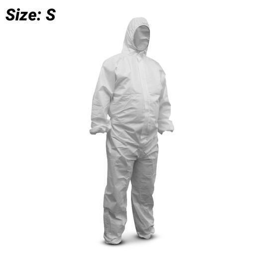 Maxisafe CPW615-S White Polypropylene Disposable Coveralls - Small