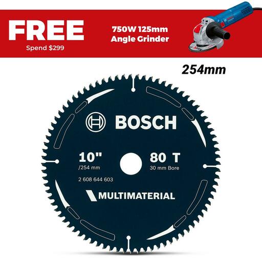 Bosch MM B 254X30-80 (2.608.644.603) EXPERT 254mm (10") 80T Multi-Material Circular Saw Blade