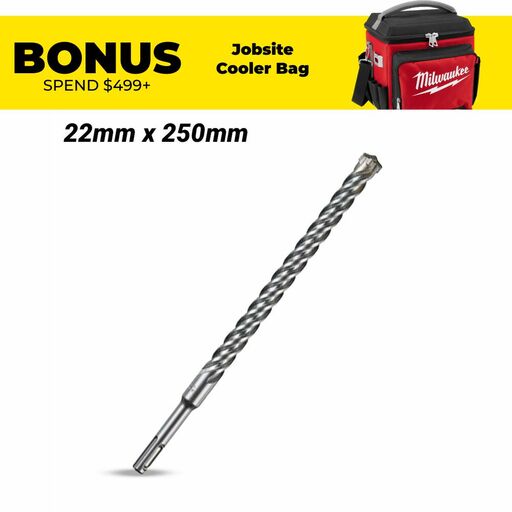 Milwaukee 4932399332 22mm x 250mm SDS-Plus MX4 Drill Bit