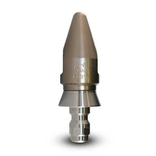 Mustang Nozzles P6R1F-BA8 1/4" Cone SS Quick Connect Predator Invader Nozzle Adaptor
