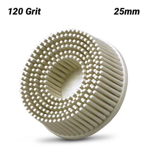 3M 61500129954 25mm (1") Scotch-Brite Roloc 120 Grit Bristle Disc