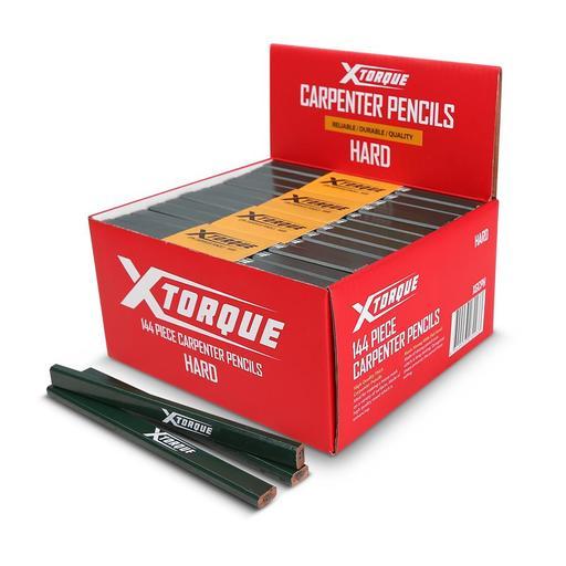 Xtorque XGCPH-144 Green 4H Hard Carpenter Pencil - 144 Pack