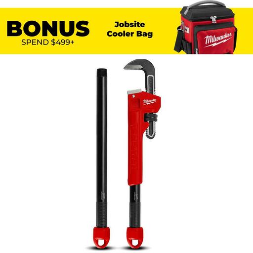 Milwaukee 48227314 Pipe Wrench 550mm Adjustable Cheater