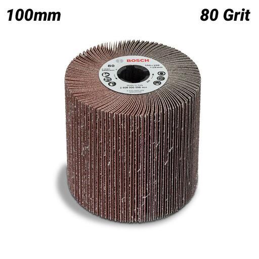 Bosch 2.608.000.598 (100X19MM,G80,1X) Flap Sanding Wheel - Grit 80