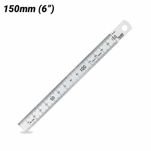 Toledo 150B/6 150mm (6") Stainless Steel Metric & Imperial Ruler