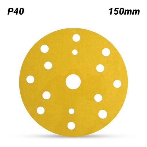 3M GC801018372 150mm (6") Hookit 255P P60 Gold Paper Disc