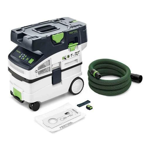 Festool CTMC MIDI I-Basic (577067) 36V (18V x 2) Li-ion Cordless Mobile M-Class Dust Extractor - Skin Only