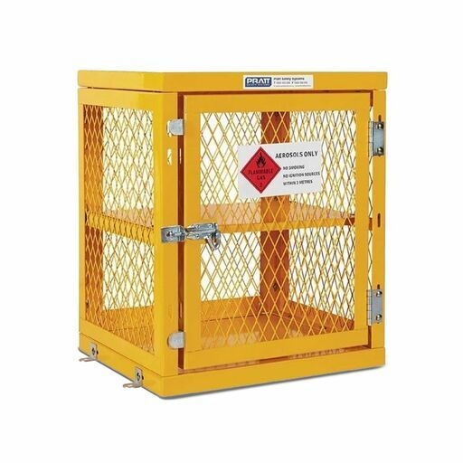 Pratt PSGC2A-FP 2 Storage Level - Up to 84 Cans Aerosol Storage Cage (Comes Flat Packed Assembly Required)