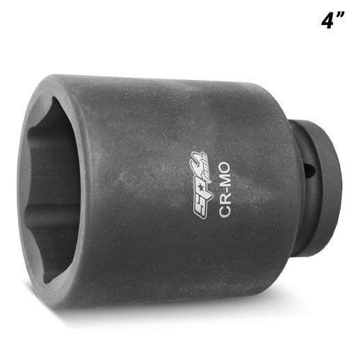 SP Tools SP26111 1" Drive 6 Point 4" SAE Deep Impact Socket