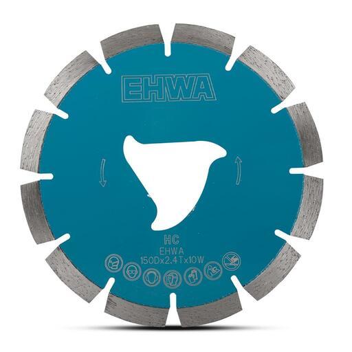 Ehwa ELSFF150HC 150mm (6")Soff-Cut Hard Concrete Blue Diamond Blade