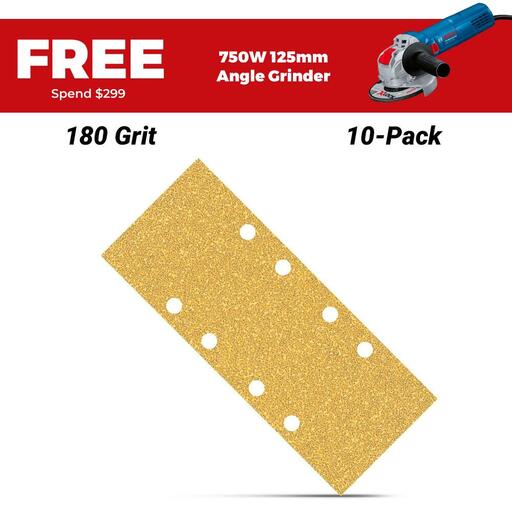 Bosch 2.608.900.837 EXPERT 10-Pack 93mm x 230mm 180 Grit C470 Sanding Paper