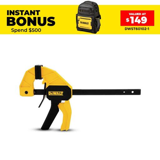 DeWalt DWHT83140 300mm (12") Medium Trigger Clamp