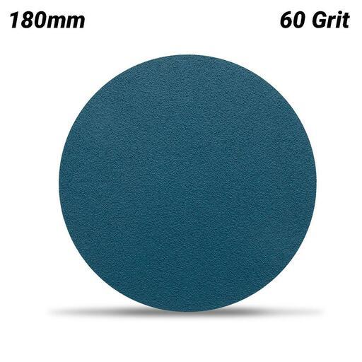Sia Abrasives F03E003E25 180mm (7") P60 Zirconia Alumina Hook & Loop Sanding Disc 1815