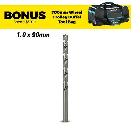 Makita P-62991 1mm x 90mm HSS-G Long Series Drill Bit