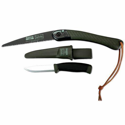 Bahco LAP-KNIFE Foldable Saw with Bonus Knife Laplander Set