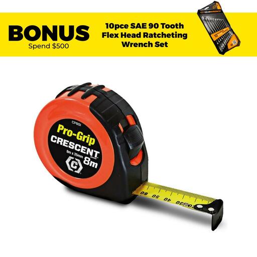 Crescent CP8SI 8m x 25mm Pro Grip Tape Measure