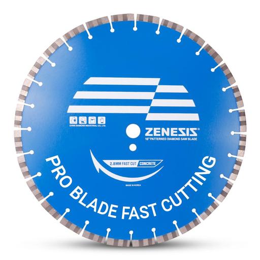 Ehwa ZCSKB400 400mm (16") 2.8mm Professional Reinforced Concrete Diamond Zenesis Blade Suits Cordless/Electric & Petrol Saws Extremely Fast Cutting