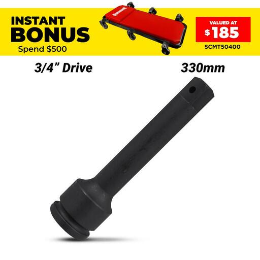 Sidchrome X6X-330 3/4" Drive Metric 330mm Impact Extension Bar