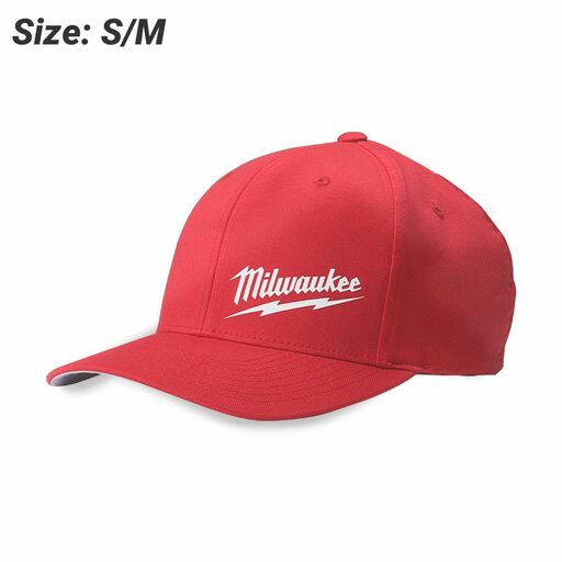 Milwaukee 504RSMN Red Fitted Hat - Small / Medium (S/M)