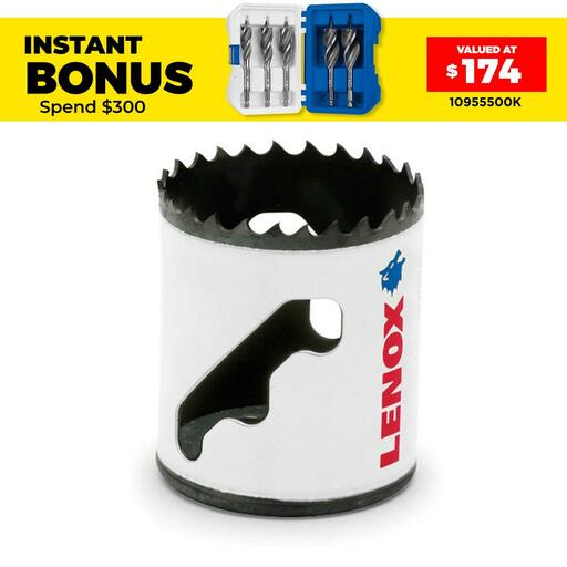 Lenox 2060606 44mm (1-3/4") Speed slot Bi-Metal Hole Saw