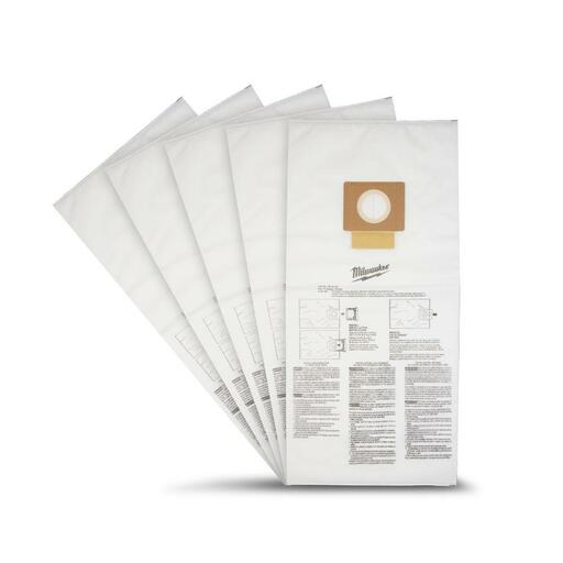 Milwaukee 49901999 5-Pack 45L M18 FUEL Wet/Dry Vac Fleece Bags