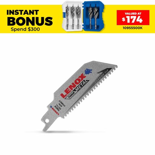 Lenox 2014220 207 x 55 x 7mm 8TPI Lazer CT Carbide Tipped Reciprocating Saw Blades