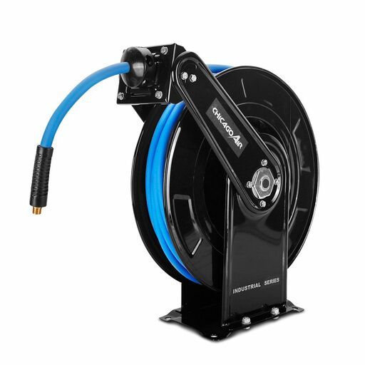 Chicago Air C25RAHR 25m 3/8" Retractable Hose Reel With PVC Flexible Air Hose