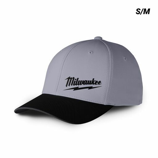 Milwaukee 507DGSM WORKSKIN Fitted Hat Dark Grey (S/M)