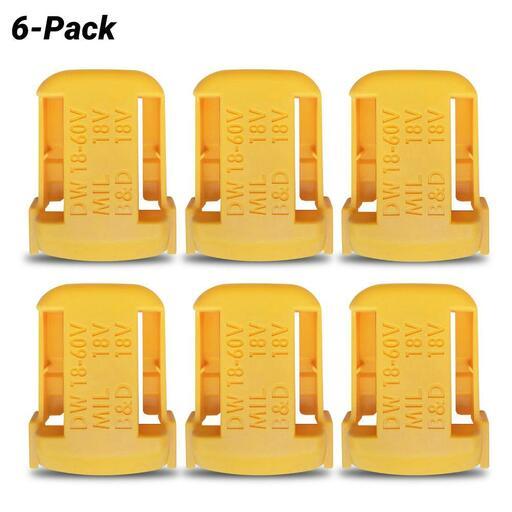 Techsmart TDMB18Y 6-Pack 18V-54V Dewalt XR Battery Mount