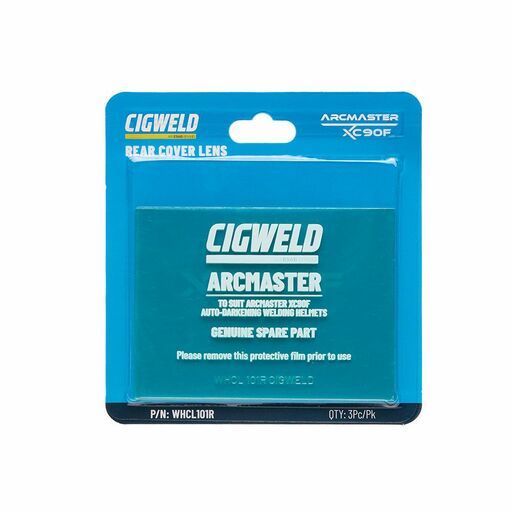 Cigweld WHCL101R 5-Pack Arcmaster XC90F Rear Cover Lens - Clear