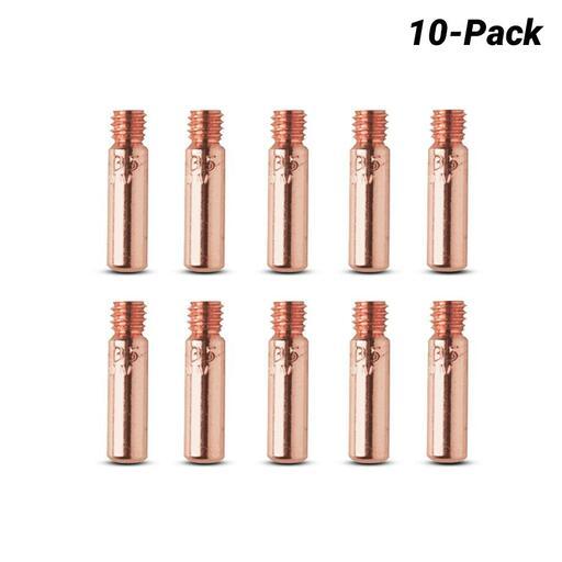 Cigweld OTW11/30/R 10-Pack 0.8mm Tweco MIG Contact Tips