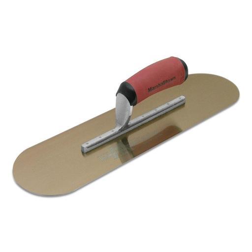 Marshalltown MTSP14GSD 356mm x 102mm DuraSoft Grip Golden Stainless Steel Pool Trowel