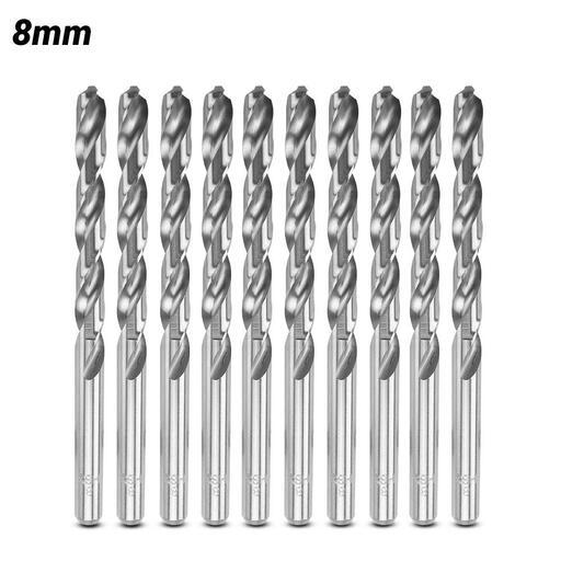 Xtorque X2810 10-Pack 8mm 118º M2 HSS Drill Bit