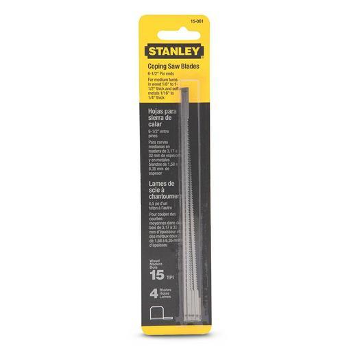 Stanley 15-061 4-Pack FatMax Coping Saw Blades