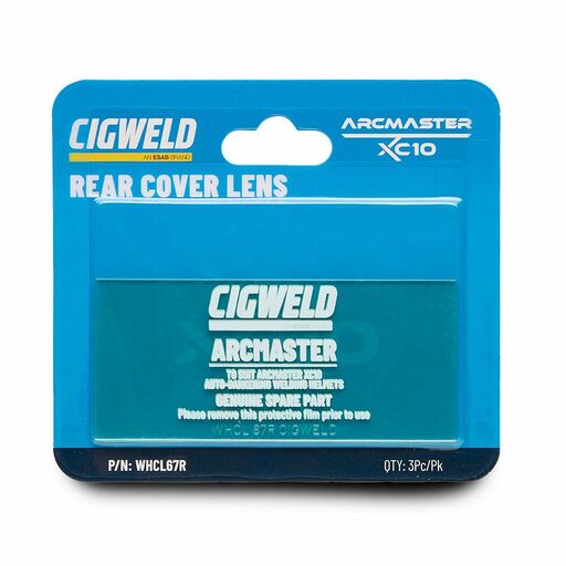 Cigweld WHCL67R 3-Pack Arcmaster XC10 Rear Cover Lens