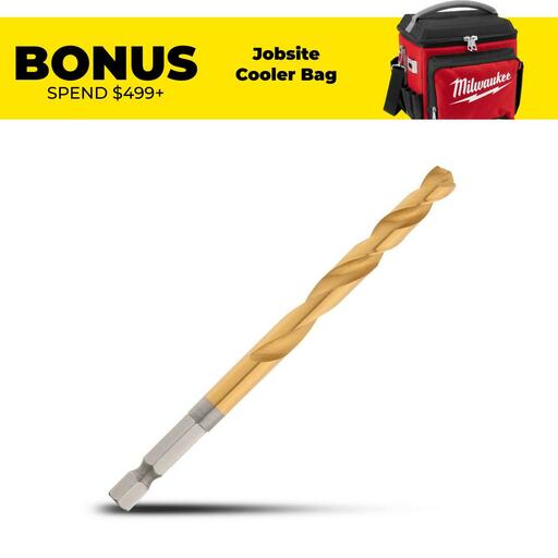 Milwaukee 48894815 6.5mm Red Helix™ Titanium Drill Bit