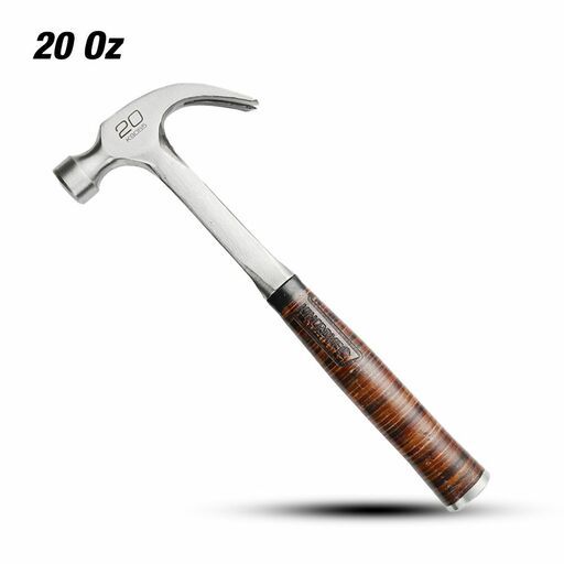 Kincrome K9055 20oz Leather Handle Claw Hammer