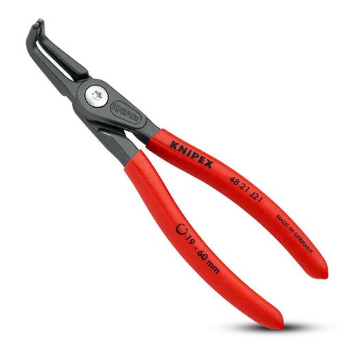 Knipex 4821J21SB 165mm Precision Internal Circlip Bent - MADE IN GERMANY